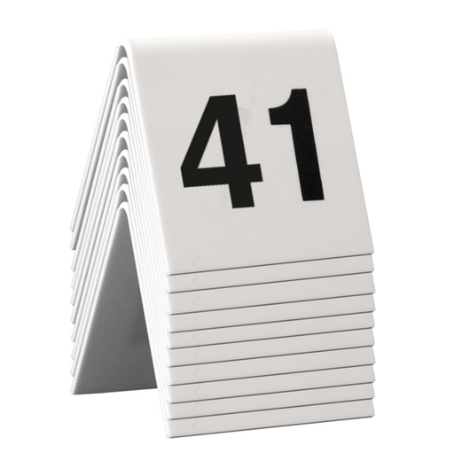 [D74556] SET da 41 a 50 NUMERI PER I TAVOLI Securit