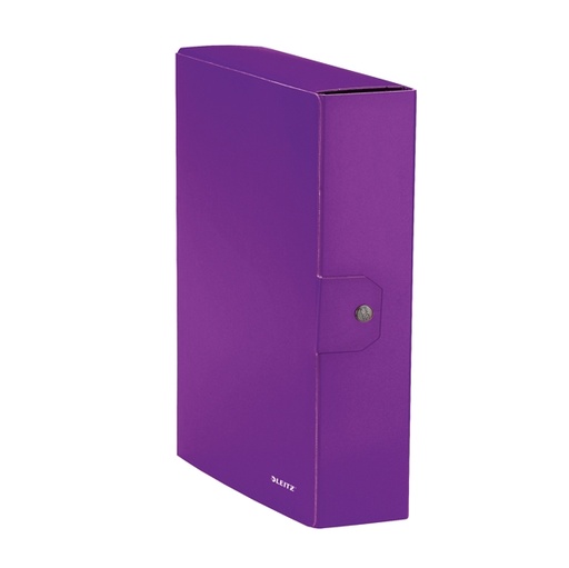 [D74613] SCATOLA PROGETTO WOW DORSO 8CM VIOLA METAL