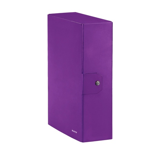 [D74615] SCATOLA PROGETTO WOW DORSO 10CM VIOLA METAL