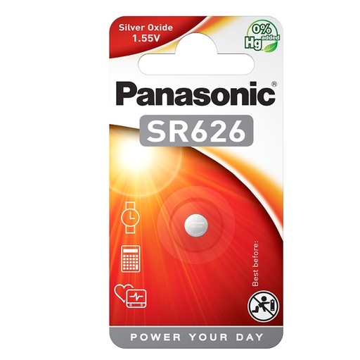 [D74813] BLISTER Micropila Ossido argento SR626 PANASONIC