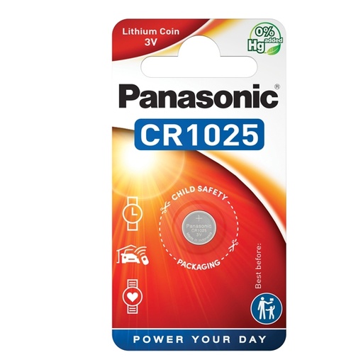 [D74814] BLISTER Micropila litio CR1025 PANASONIC