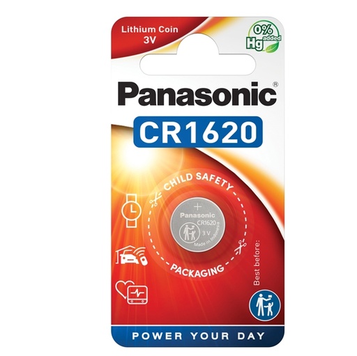 [D74818] BLISTER Micropila litio CR1620 PANASONIC