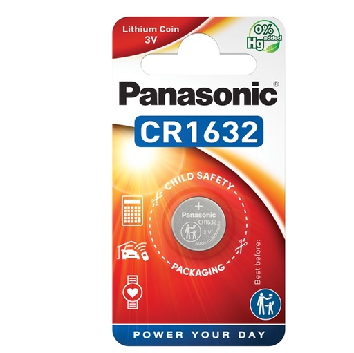 [D74819] BLISTER Micropila litio CR1632 PANASONIC