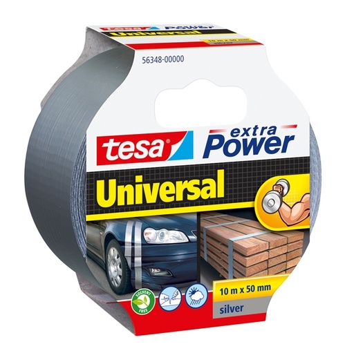 [D74838] NASTRO ADESIVO 10mtx50mm GRIGIO tesa(R) Extra Power Universal