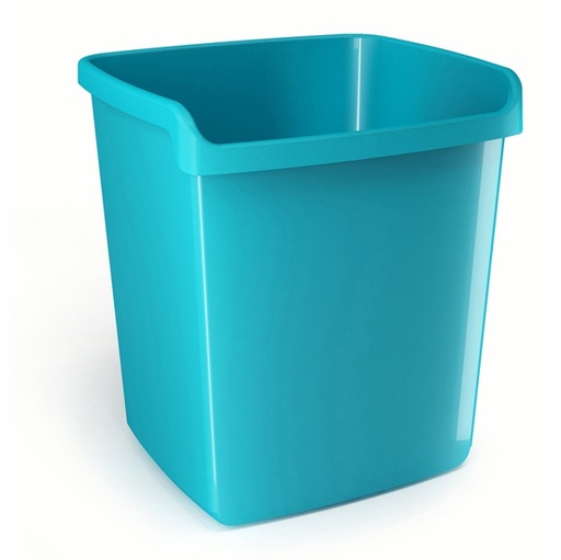 [D75002] Cestino gettacarte 15lt MyDesk turchese ARDA