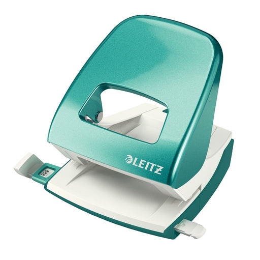 [D75068] Perforatore 2 fori 5008 WOW acqua marina metal max 30fg LEITZ