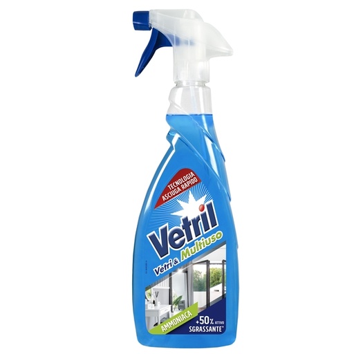 [D75106] VETRIL AMMONIACA ALCOOL Trigger 650ml