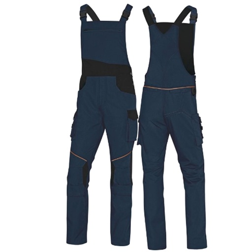 [D76322] SALOPETTE da LAVORO Mach 2 blu/nero Tg. L