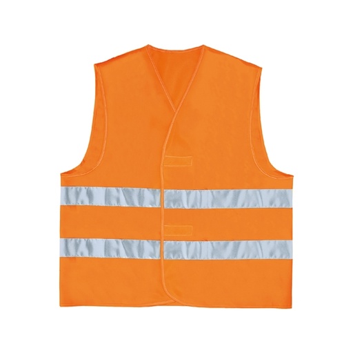 [D76325] GILET ALTA VISIBILITA' ARANCIO FLUO Tg. L
