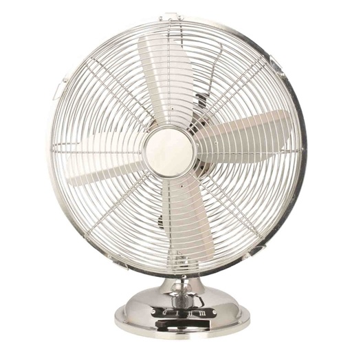 [D76620] VENTILATORE Cromo 30 da Tavolo 38W