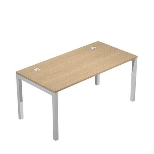 [D76668] SCRIVANIA SINGOLA 160X80cm ROVERE - AGORA'