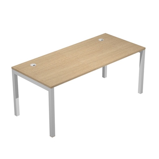 [D76669] SCRIVANIA SINGOLA 180X80cm ROVERE - AGORA'