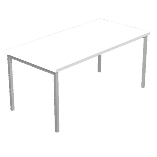 [D76746] SCRIVANIA LINEARE 140X80cm BIANCO - EASY Plus