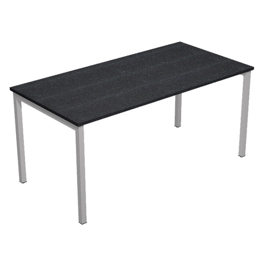 [D76759] SCRIVANIA LINEARE 180X80cm NERO VENATO FRASS. - EASY Plus