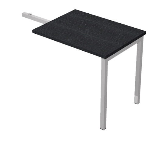 [D76764] ALLUNGO REVERSIBILE DX/SX 80x60cm NERO VENATO FRASS.per SCRIVANIE EASY Plus