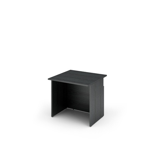 [D76816] MODULO RECEPTION DISABILI s/SOPRALZO 80x97,5x72cm NERO VEN. /BIANCO - PRESTIGE