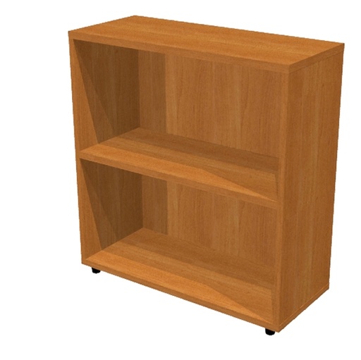 [D76834] LIBRERIA BASSA A GIORNO 76x32cm - H81,5cm NOCE CHIARO