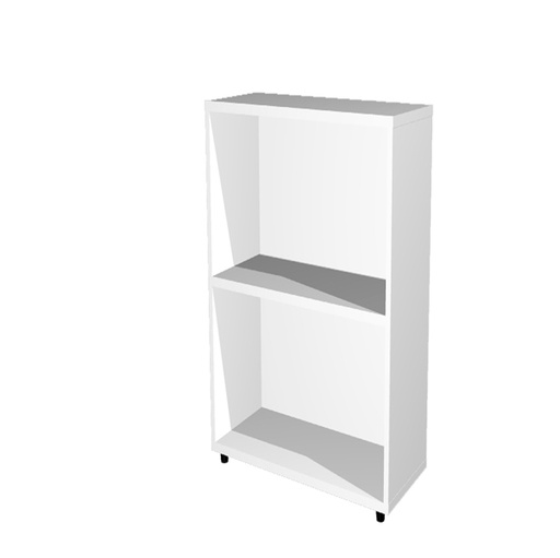[D76836] LIBRERIA BASSA A GIORNO 40x32cm - H81,5cm BIANCO