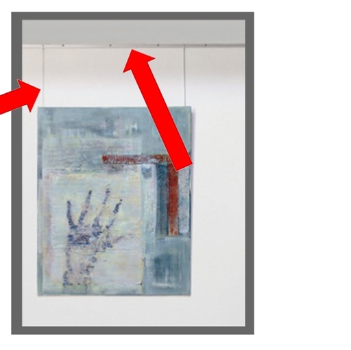 [D77109] SISTEMA APPENDI QUADRI a PARETE Arte System