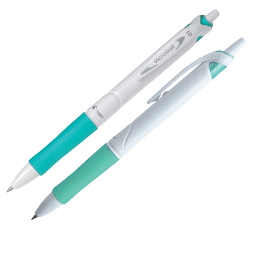 [D77132] Penna a sfera scatto ACROBALL PURE WHITE Begreen 1,0mm verde PILOT