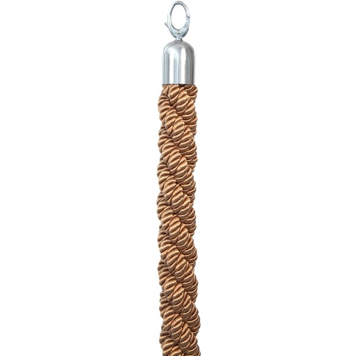 [D77145] CORDONE INTRECCIATO 150cm BRONZO per COLONNINA SEGNAPERCORSO Securit