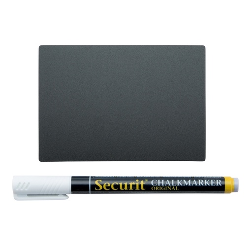 [D77151] Set 20 TAG nere 7,4x10,5cm (A7) Securit