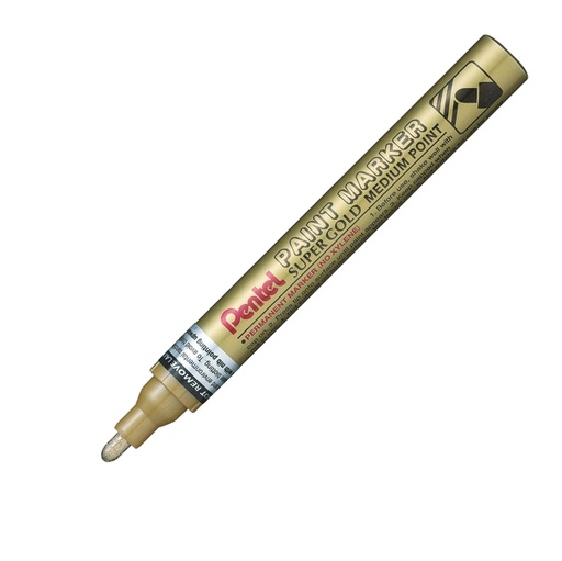 [D77225] Marcatore PAINT MMP10 punta media vernice oro PENTEL