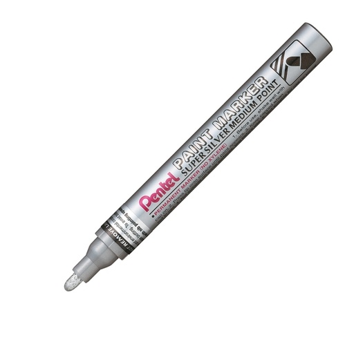 [D77226] Marcatore PAINT MMP10 punta media vernice argento PENTEL