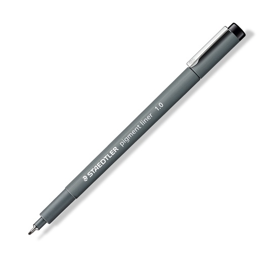 [D77268] Pennarello Pigment Liner 308 nero 1,0mm Staedtler