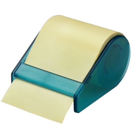 [D77320] MEMOIDEA TAPE DISPENSER+1RICARICA GIALLO PASTELLO mm.59x10mt. ( TACK IT )
