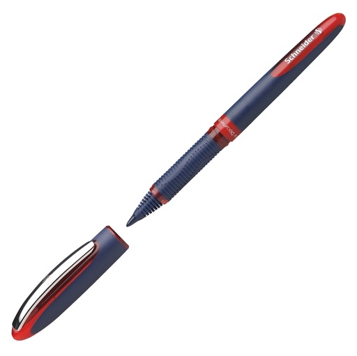 [D77329] Roller ONE BUSINESS punta ultra smooth 0,6mm rosso SCHNEIDER