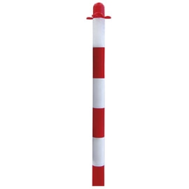 [D77369] PALETTO H90cm BIANCO ROSSO per COLONNINA DI SICUREZZA