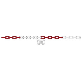 [D77371] KIT CATENA 5mt + 2 AGGANCI per COLONNINA DI SICUREZZA