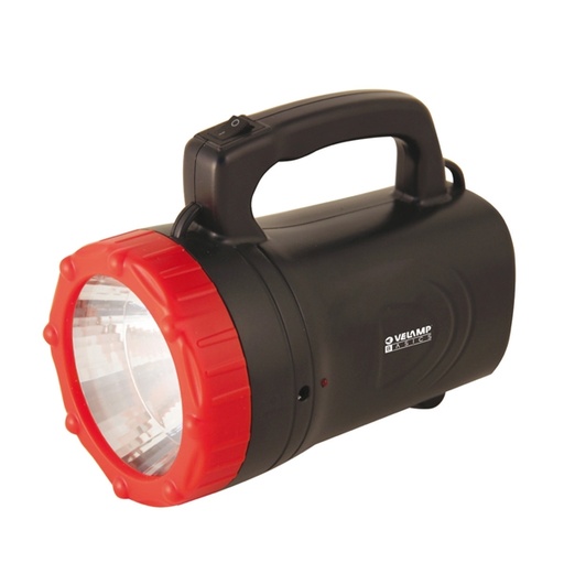 [D77389] FARO A LED 1W RICARICABILE PORTATA 150mt