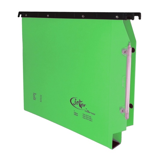 [D77404] CARTELLA SOSPESA ARMADIO 33/U-3cm VERDE JOKER BERTESI