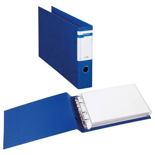 [D77417] Raccoglitore STELVIO F A4 40 4D blu 30x22cm Album SEI ROTA