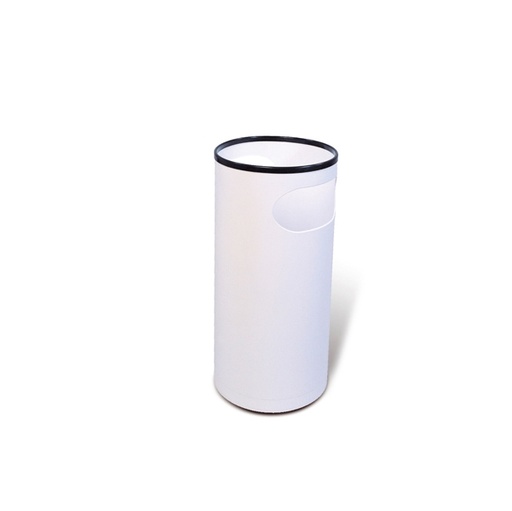 [D77482] PORTAOMBRELLI in PLASTICA H52cm BIANCO PS66