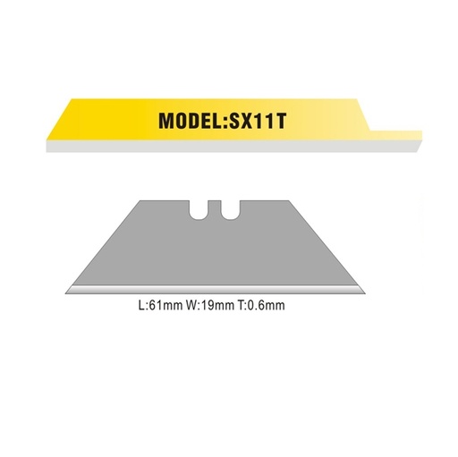[D77523] 10 LAME CUTTER TRAPEZOIDALI PER SX-792