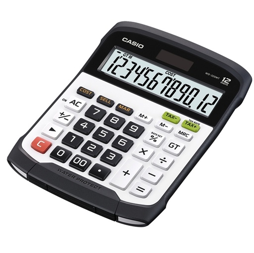 [D77556] CALCOLATRICE DA TAVOLO WATER PROOF WD-320MT CASIO