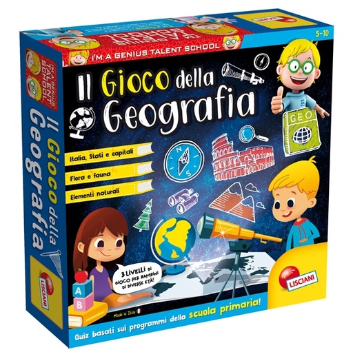 [D77827] I'm a Genius il gioco della Geografia Lisciani
