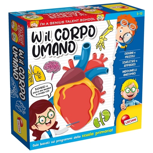 [D77828] I'am a Genius W il Corpo Umano Lisciani
