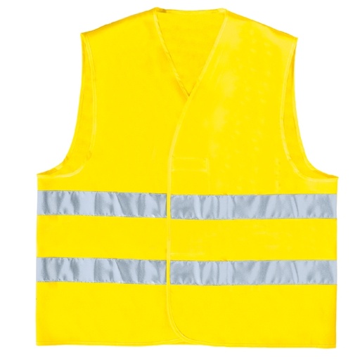 [D78050] Gilet alta visibilita' Giallo Fluo Tg. XXL