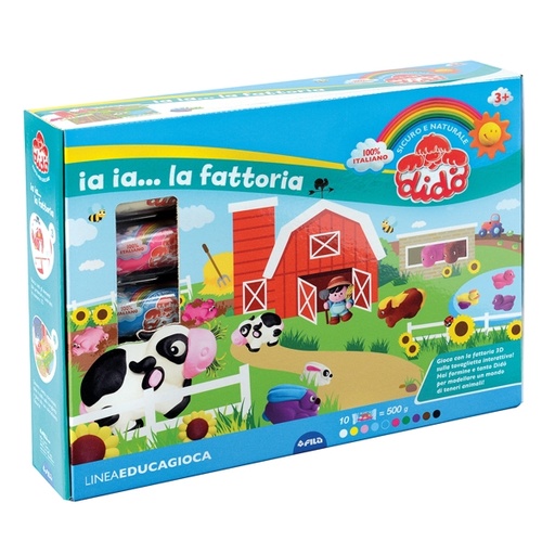 [D78161] DIDO' FARM 10 salsicciotti, formine e scenario 3D