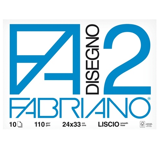 [D78475] ALBUM P.M. FABRIANO2 (24X33CM) 10FG 110GR LISCIO