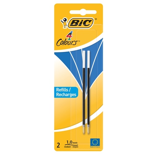 [D78980] BLISTER 2 REFILLS BLU PER BIC(R)4 COLORS PEN DESK 1,0