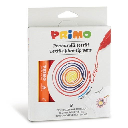 [D79433] PENNARELLI PER TESSUTO ASTUCCIO 8 COLORI