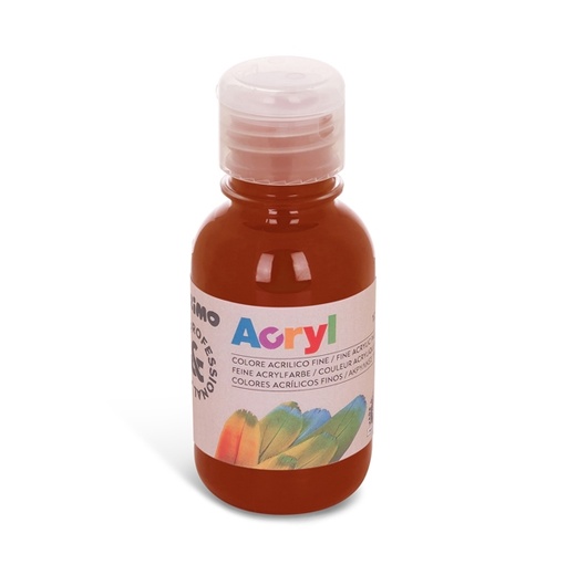 [D79435] Colore acrilico fine Acryl 125ml terra siena bruciata PRIMO