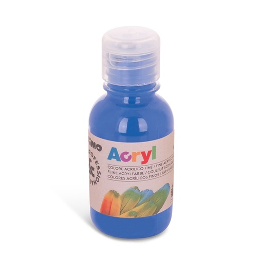 [D79437] Colore acrilico fine Acryl 125ml blu cobalto PRIMO