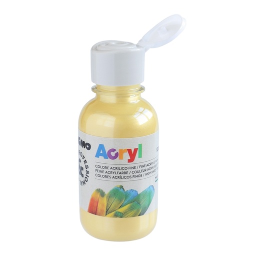 [D79444] Colore acrilico fine Acryl 125ml oro PRIMO