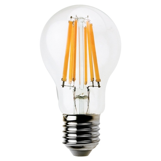 [D79502] LAMPADA LED Goccia A60 a filamento 7,5W E27 3000K luce calda